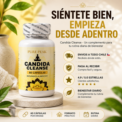 Cándida Cleanse Cápsulas - Recupera tu Equilibrio y Siéntete Bien Desde Adentro