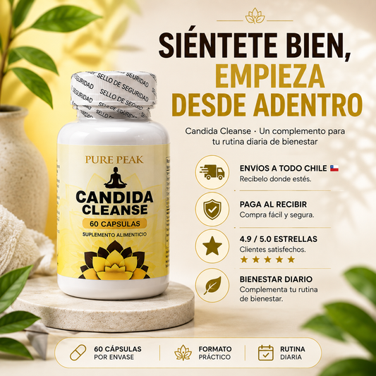 Cándida Cleanse Cápsulas - Recupera tu Equilibrio y Siéntete Bien Desde Adentro