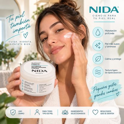 CREMA NIDA™ | Cuidado Intensivo para una Piel Más Suave y Renovada