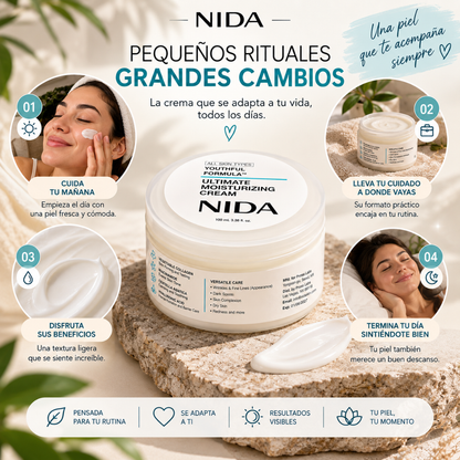 CREMA NIDA™ | Cuidado Intensivo para una Piel Más Suave y Renovada