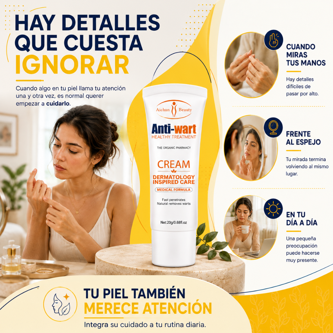 Anti-Wart Cream™ | Crema de Cuidado Localizado para la Piel